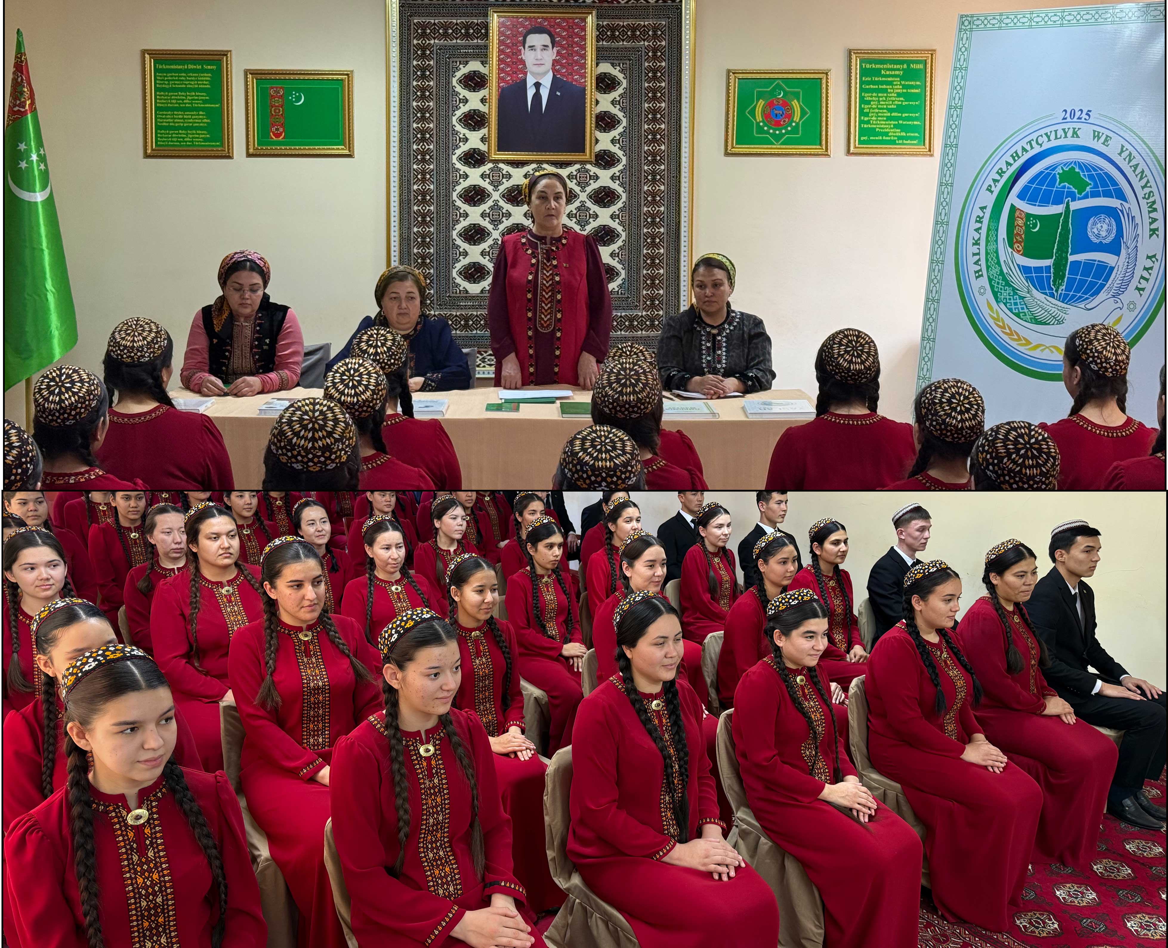 Ýaşasyn Garaşsyz, baky Bitarap  Türkmenistan Döwletimiz!